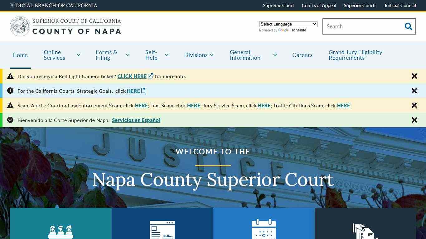 Home | Superior Court of California | County of Napa